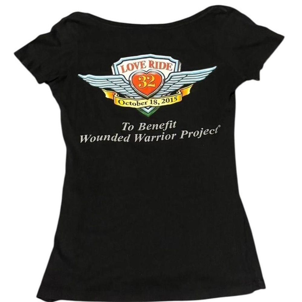 Black Love Ride Graphic Women's Top